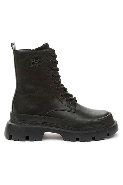 Betsy Black Booties Womens Shoes