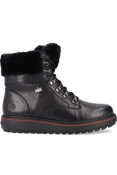Remonte Black Booties Womens Shoes