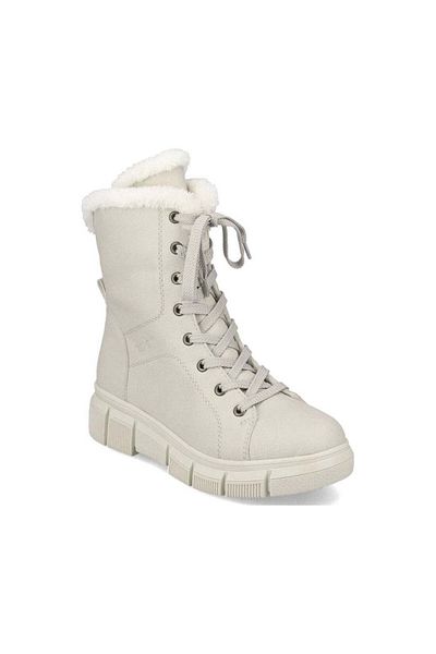 Rieker Beige Booties Womens Shoes