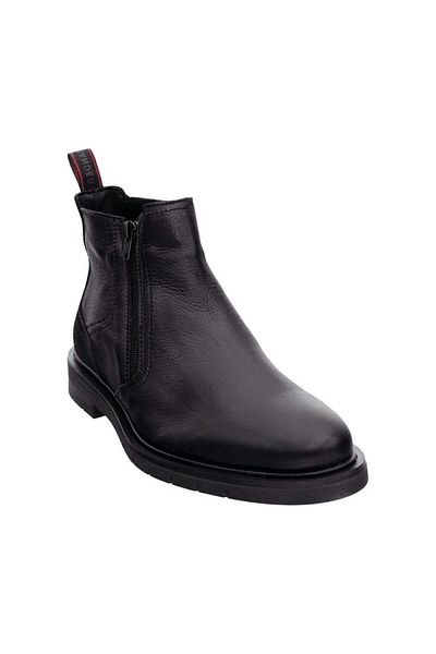 SALAMANDER Black Booties Mens Shoes