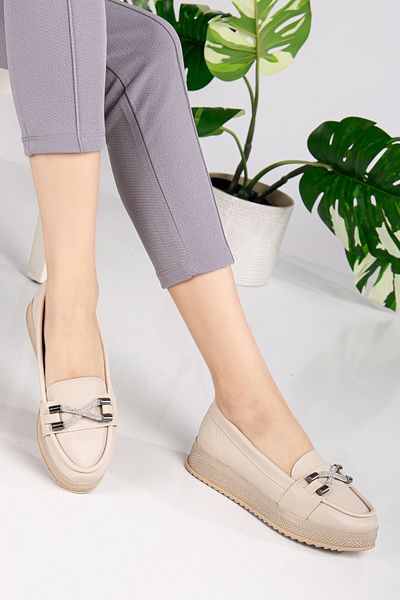 kabkabi Γυναικεία Loafer Παπούτσια Orthopedic Sole Glitter