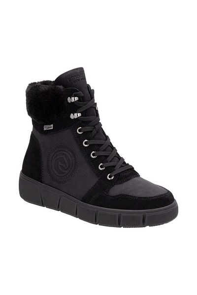 Remonte Black Booties Womens Shoes