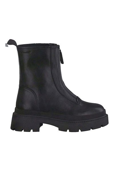 Tamaris Black Booties Womens Shoes