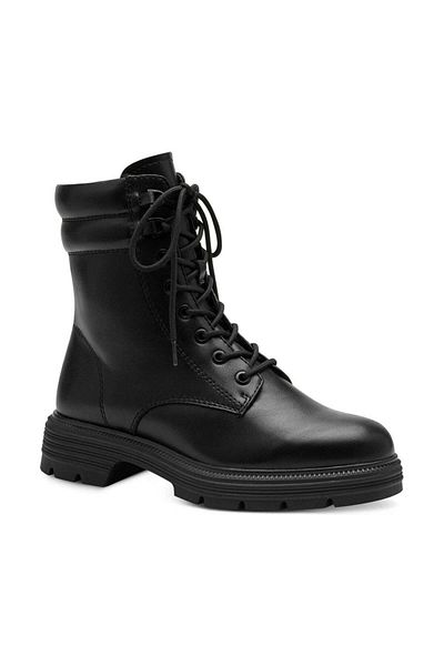 Tamaris Black Booties Womens Shoes
