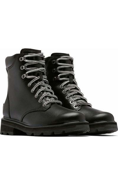 Sorel Black Booties Womens Shoes