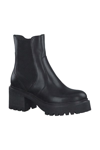 Tamaris Black Booties Womens Shoes