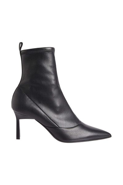 Calvin Klein Black Booties Womens Shoes