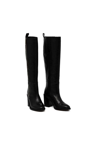 Tommy Hilfiger Black Boots Womens Shoes