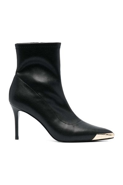 VERSACE JEANS COUTURE Black Booties Womens Shoes