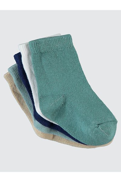 Civil Baby Baby Boy 5-Piece Socks 6-18 Months White