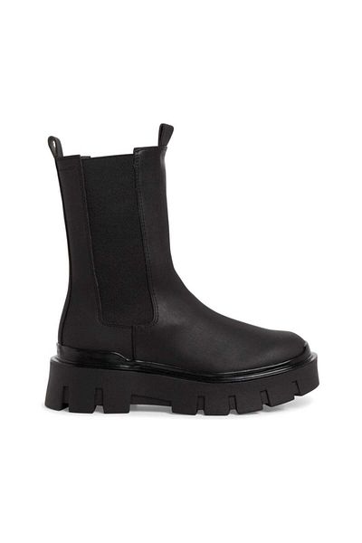 Tamaris Black Booties Womens Shoes