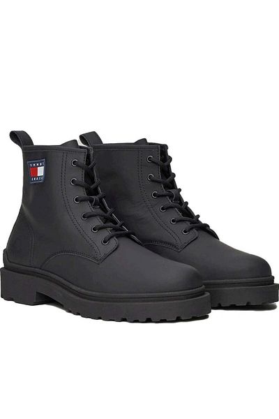 Tommy Jeans Cizme negre Pantofi barbati