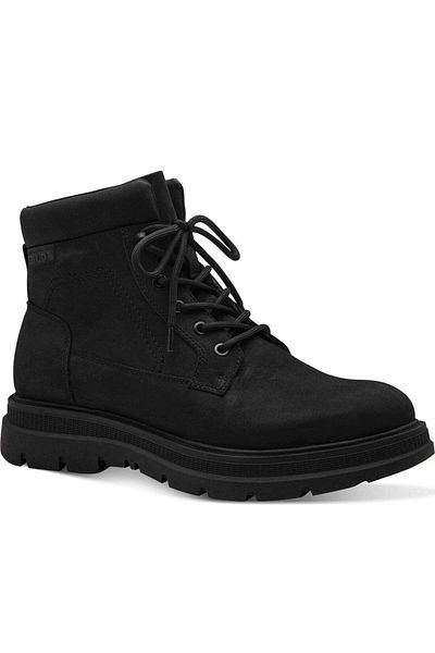 s.Oliver Black Booties Mens Shoes