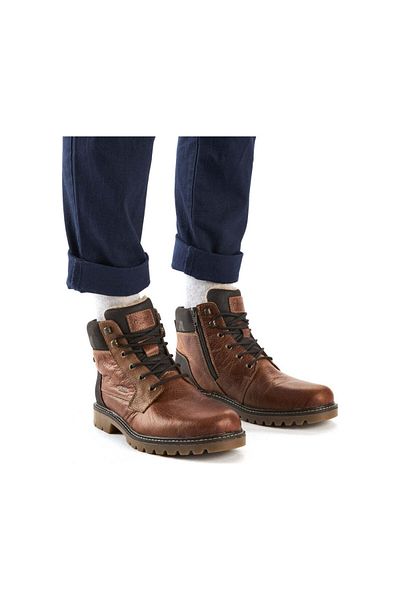 Rieker Brown Booties Mens Shoes