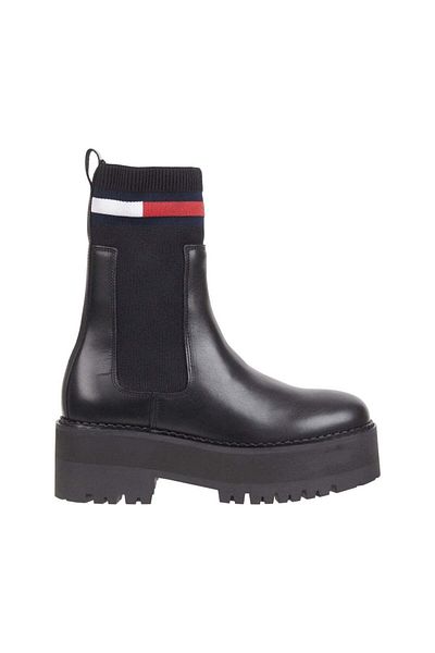 Tommy Jeans Cizme negre Tommy Jeans Pantofi dama