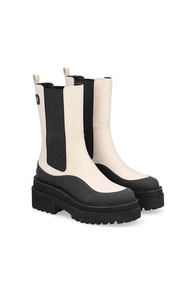 Liu Jo Beige Booties Womens Shoes