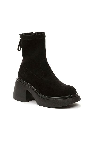 Betsy Black Booties Womens Shoes