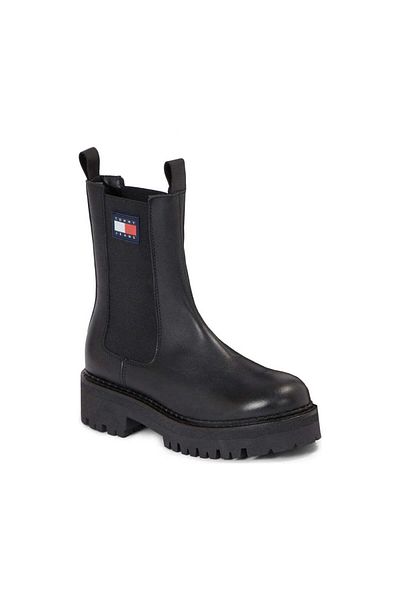 Tommy Jeans Cizme negre Pantofi dama