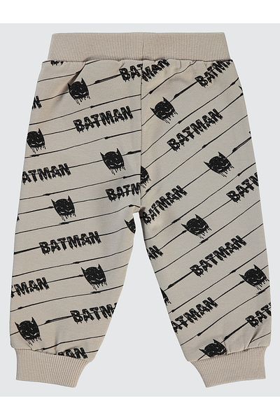 Batman 6-18 Months Baby Boy Sweatpants - Civil Baby Batman, Light Beige