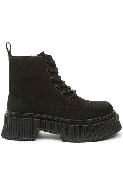 Betsy Black Booties Womens Shoes
