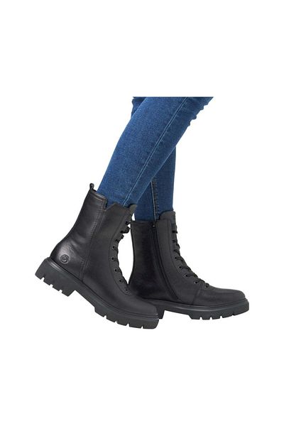 Remonte Black Booties Womens Shoes