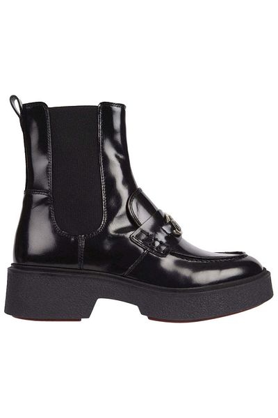 Tommy Hilfiger Black Booties Womens Shoes