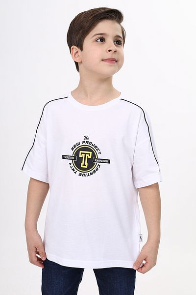 Toontoy Boy's New Project Printed T-Shirt