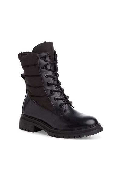 Tamaris Black Booties Womens Shoes