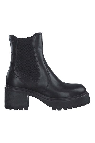 Tamaris Black Booties Womens Shoes