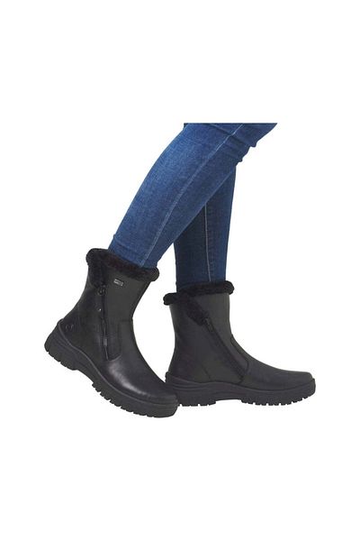 Remonte Black Booties Womens Shoes