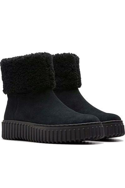 CLARKS Cizme negre Pantofi dama