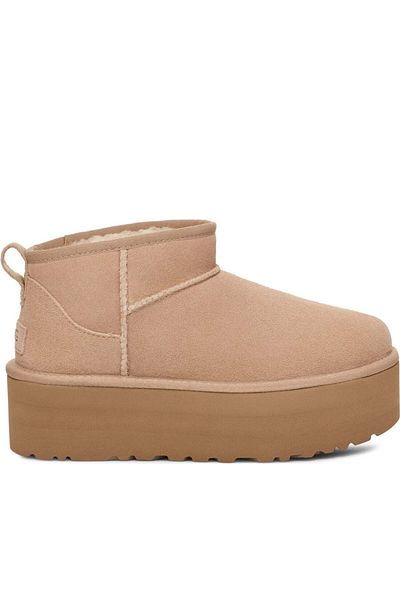 UGG Beige Booties Womens Shoes