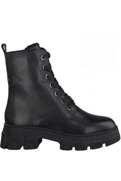 Tamaris Black Booties Womens Shoes