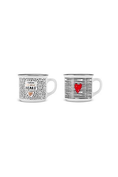 Karaca Love 2-Pack Mug / Teacup 180 ml