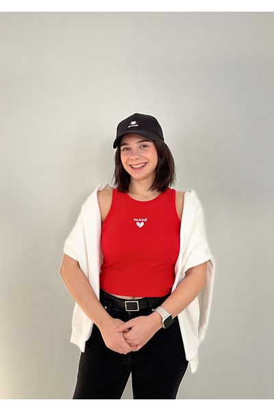 Mood Lab Set of 2 Heart Printed Fleece Sweatshirt and Tank Tops - Valentine's Day Special