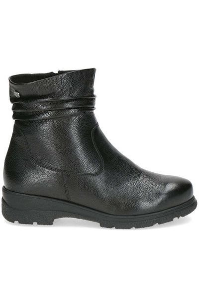 Caprice Black Booties Womens Shoes