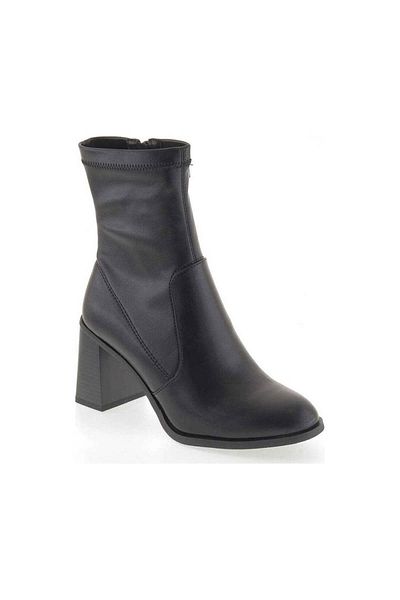 Betsy Black Booties Womens Shoes