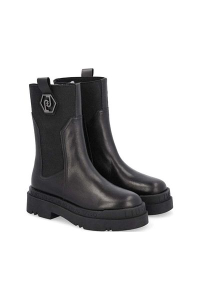 Liu Jo Black Booties Womens Shoes