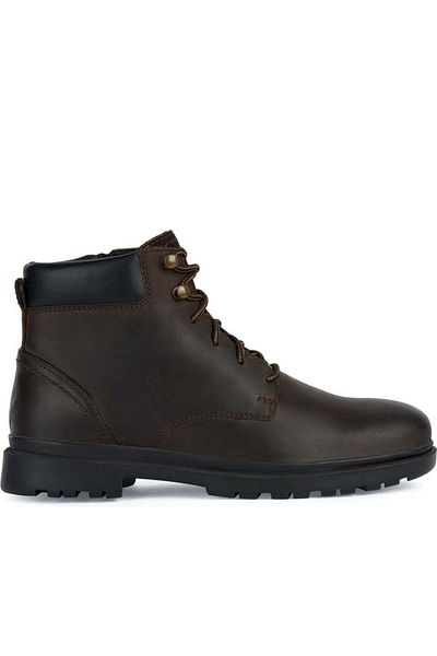Geox Brown Booties Mens Shoes