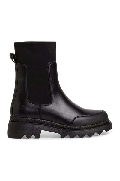 Tamaris Black Booties Womens Shoes