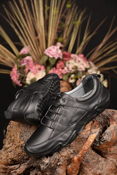 JAMES FRANCO Men's Summer - 100% Genuine Leather, Anti-Sweat, Orthopedic Sole, Lightweight Ultra Comfortable Casual Shoes