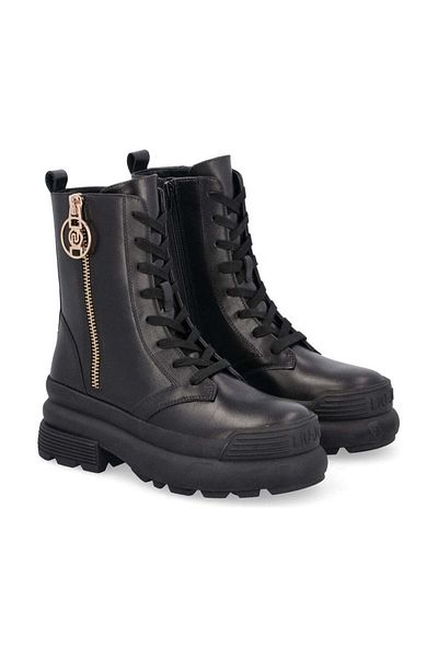 Liu Jo Black Booties Womens Shoes