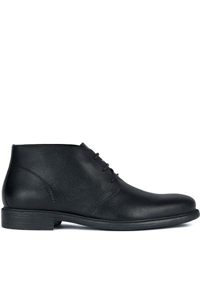 Geox Black Booties Mens Shoes