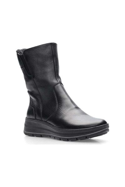ARA Black Booties Womens Shoes