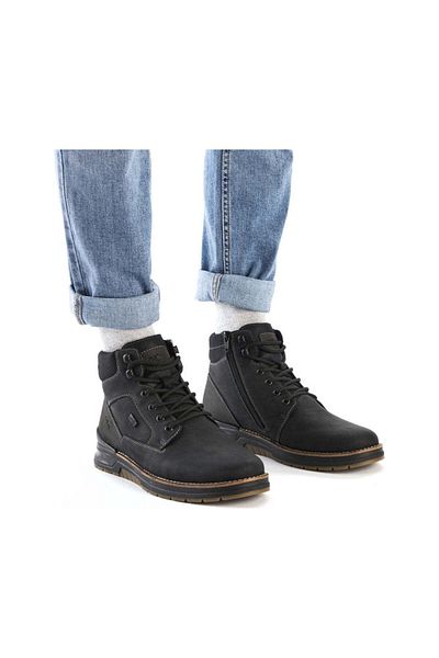 Rieker Cizme negre Pantofi barbati
