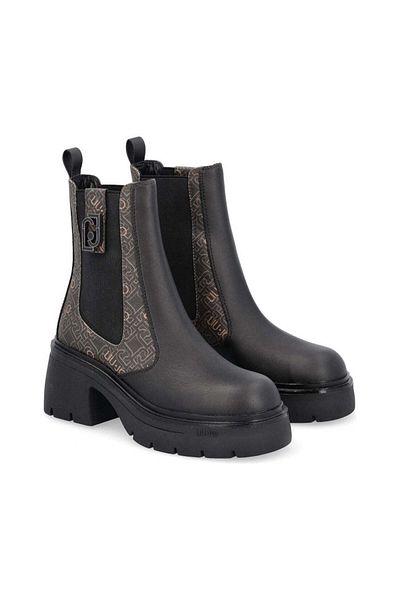 Liu Jo Black Booties Womens Shoes