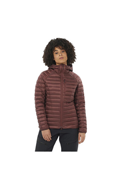 Salomon ELIXIR MICRO DOWN Kadın Outdoor Montu RUM RAISIN LC2300400