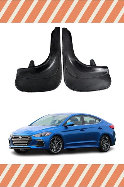 ALPAX OTOMOTİV Yb Hyundai Elentra 2016-2021 2Pcs Dust Cover Mudguard Mudflap