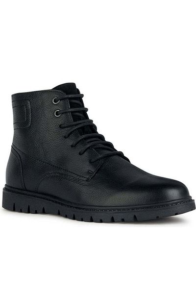 Geox Black Booties Mens Shoes