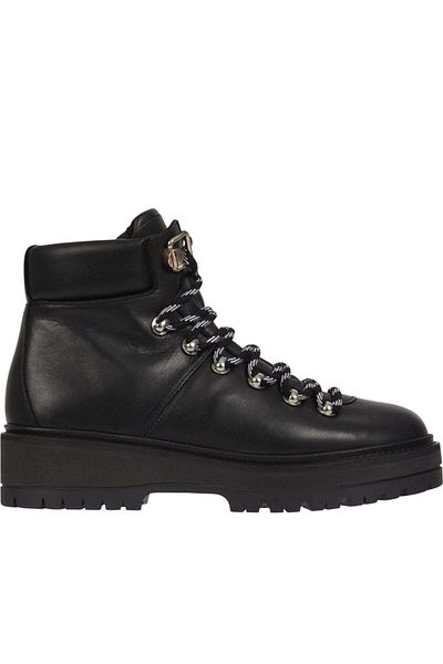 Tommy Hilfiger Black Booties Womens Shoes